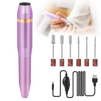 Portable Electric Nail Drill Machine – Professional Manicure & Pedicure Nail File Kit