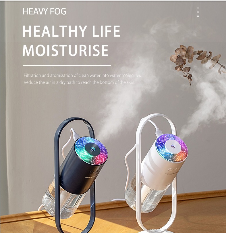 USB Mini Humidifier with Projection Night Light – 200mL Ultrasonic Mist Maker - Image 8