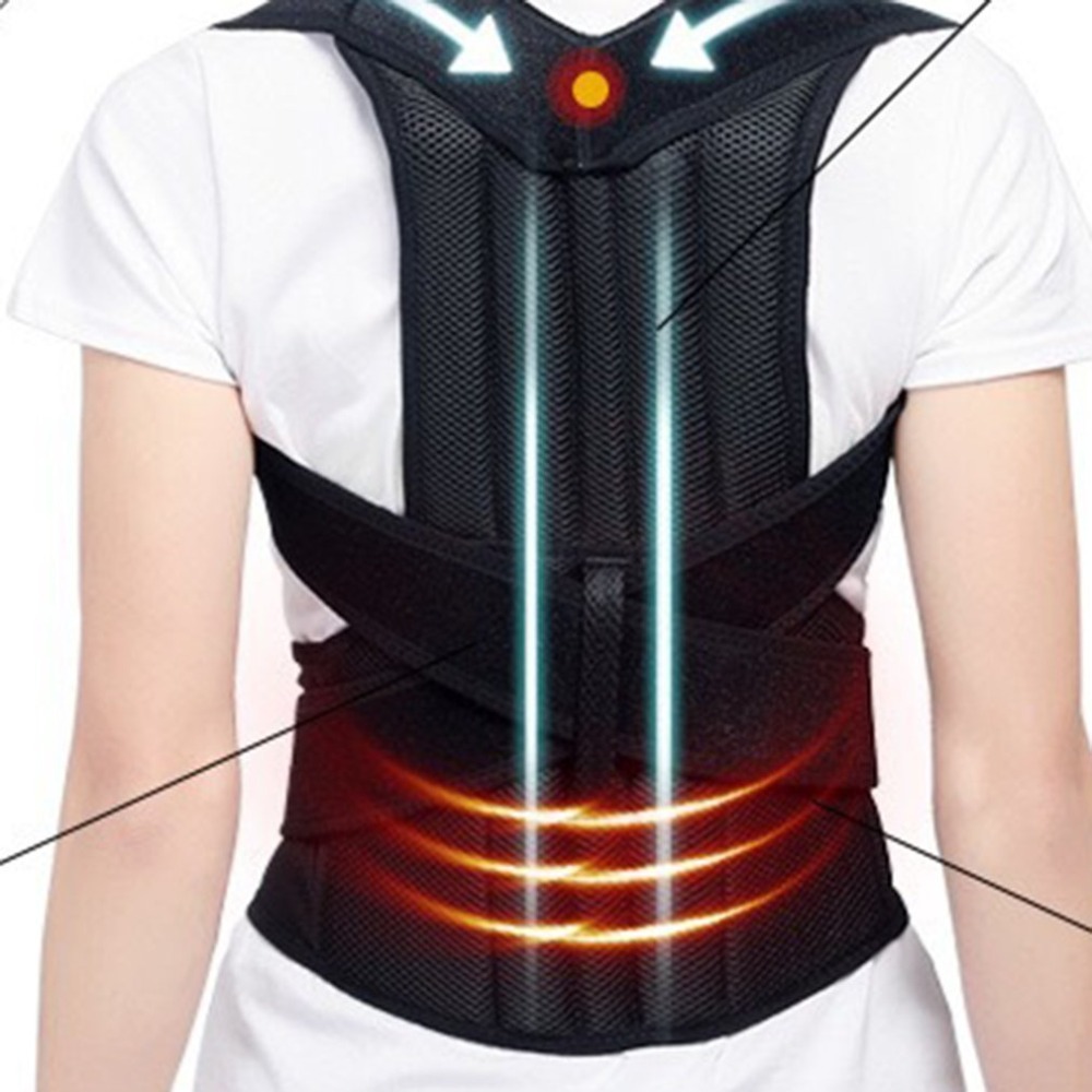 Adjustable Posture Corrector Back Support Brace – Upper Back & Shoulder Alignment