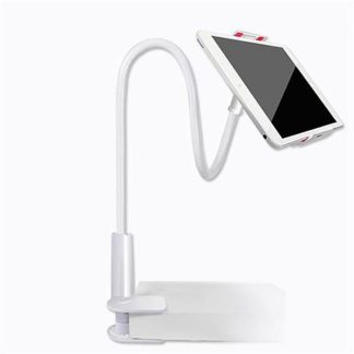 360° Gooseneck Phone Tablet Holder Flexible Bed Desk Clamp Mount Stand 4-10.6in