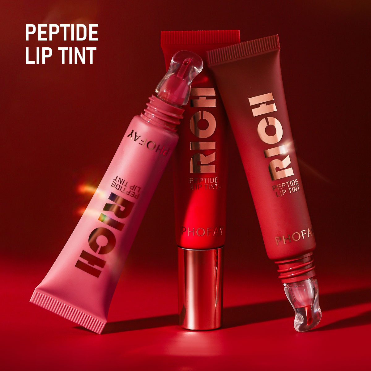 Peptide Lip Tint Glossy Moisturizing Gloss 14ml Hydrating Lip Color - Image 8